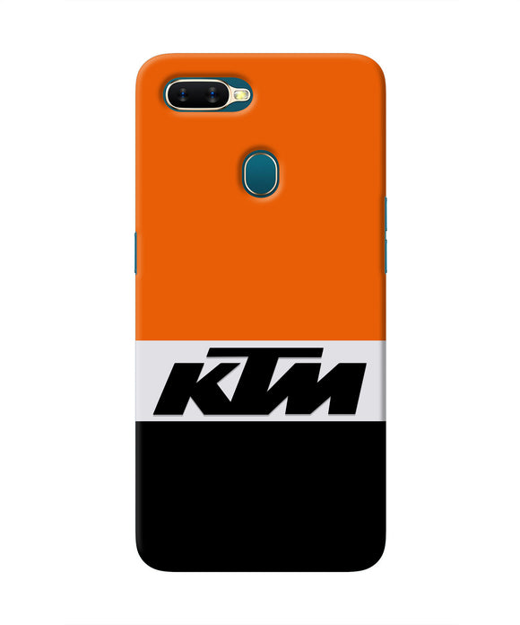 KTM Colorblock Oppo A7/A5s/A12 Real 4D Back Cover