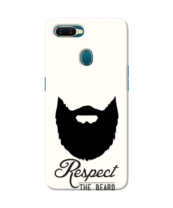 Respect the Beard Oppo A7/A5s/A12 Real 4D Back Cover