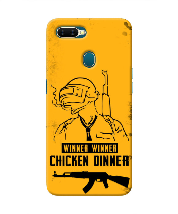 PUBG Chicken Dinner Oppo A7/A5s/A12 Real 4D Back Cover