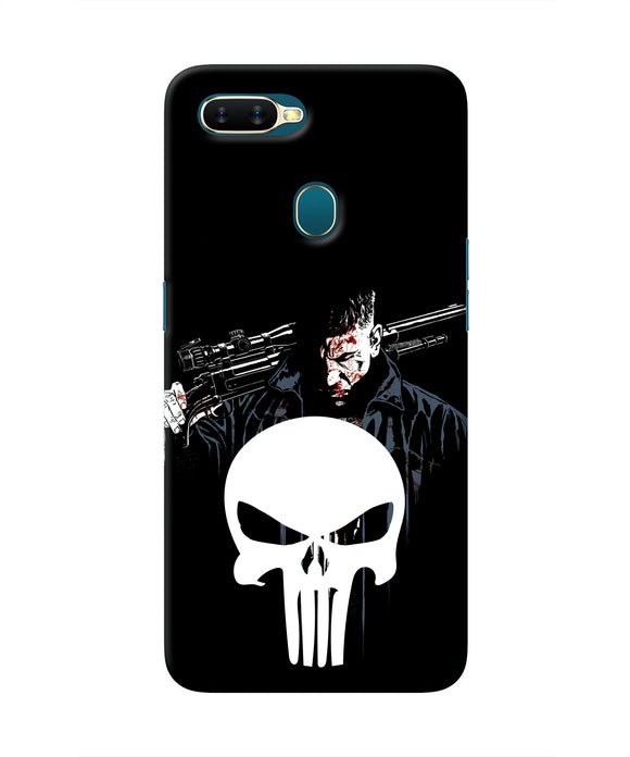 Punisher Character Oppo A7/A5s/A12 Real 4D Back Cover