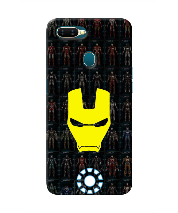 Iron Man Suit Oppo A7/A5s/A12 Real 4D Back Cover