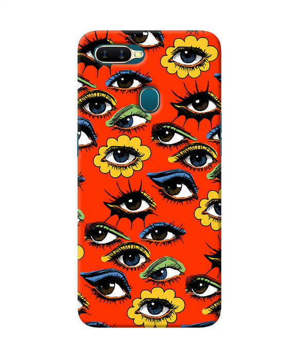 Abstract Eyes Pattern Oppo A7 / A5s / A12 Back Cover