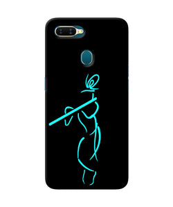 Lord Krishna Sketch Oppo A7 / A5s / A12 Back Cover