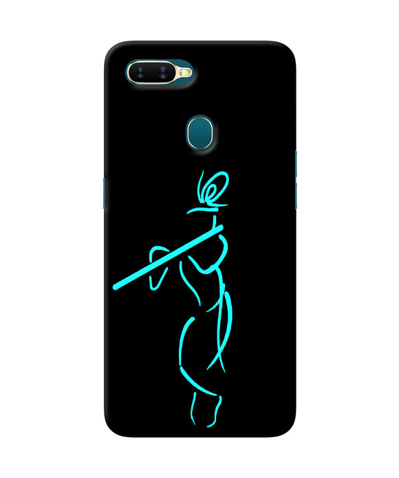 Lord Krishna Sketch Oppo A7 / A5s / A12 Back Cover