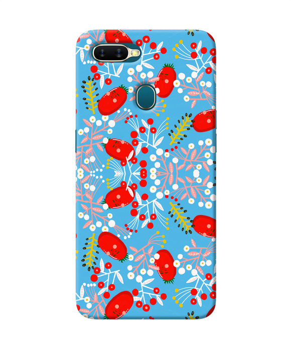 Small Red Animation Pattern Oppo A7 / A5s / A12 Back Cover