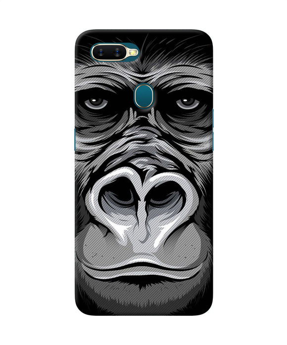 Black Chimpanzee Oppo A7 / A5s / A12 Back Cover