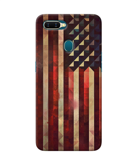 Vintage Us Flag Oppo A7 / A5s / A12 Back Cover