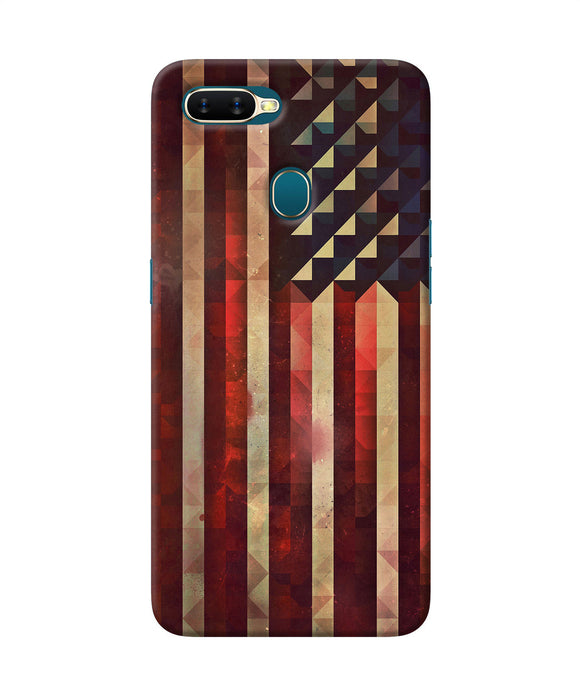 Vintage Us Flag Oppo A7 / A5s / A12 Back Cover