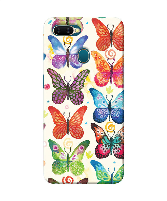 Abstract Butterfly Print Oppo A7 / A5s / A12 Back Cover