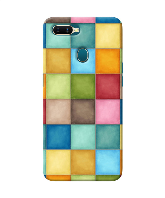Abstract Colorful Squares Oppo A7 / A5s / A12 Back Cover