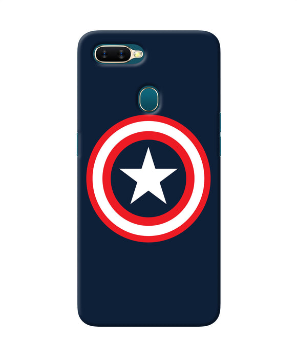 Captain America Logo Oppo A7 / A5s / A12 Back Cover