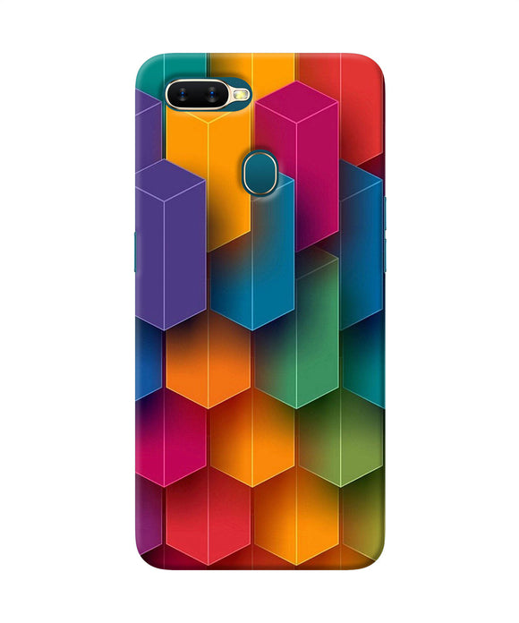 Abstract Rectangle Print Oppo A7 / A5s / A12 Back Cover