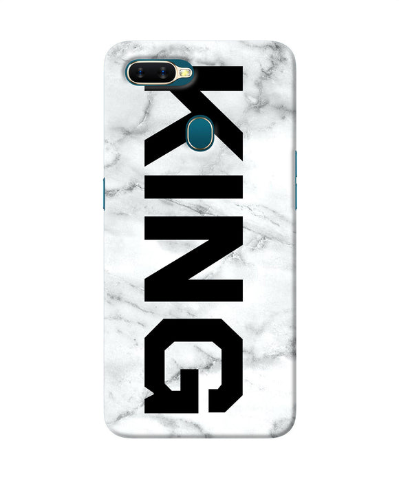 King Marble Text Oppo A7 / A5s / A12 Back Cover