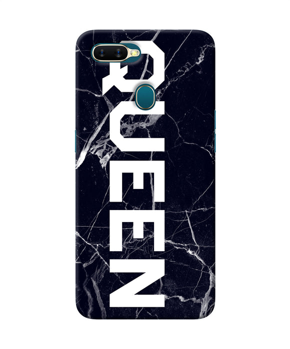 Queen Marble Text Oppo A7 / A5s / A12 Back Cover