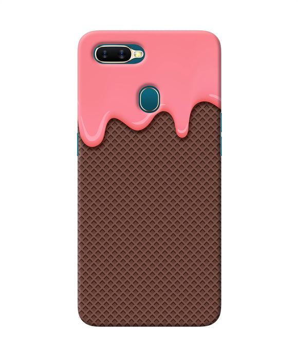 Waffle Cream Biscuit Oppo A7 / A5s / A12 Back Cover