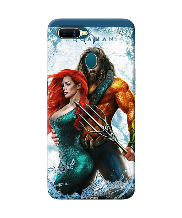 Aquaman Couple Water Oppo A7 / A5s / A12 Back Cover