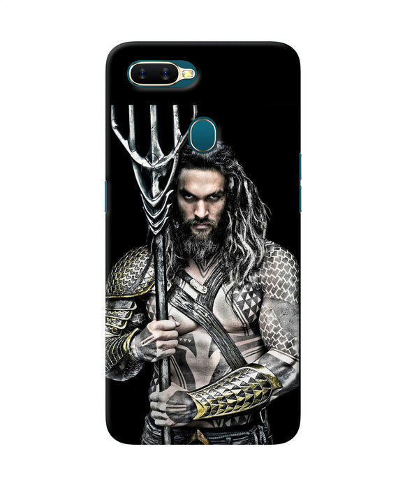 Aquaman Trident Black Oppo A7 / A5s / A12 Back Cover