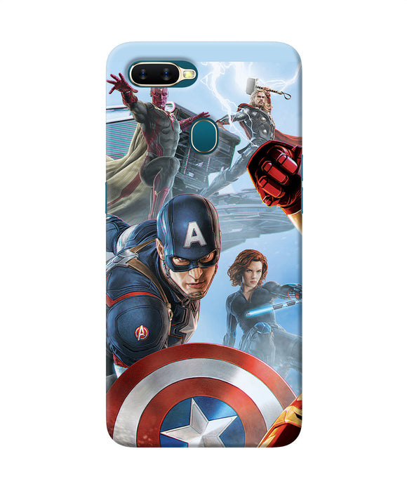 Avengers On The Sky Oppo A7 / A5s / A12 Back Cover