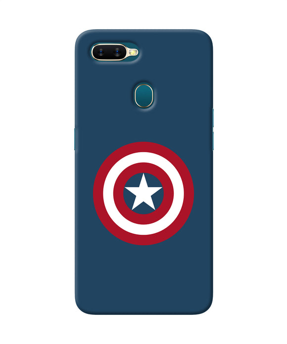 Captain America Logo Oppo A7 / A5s / A12 Back Cover