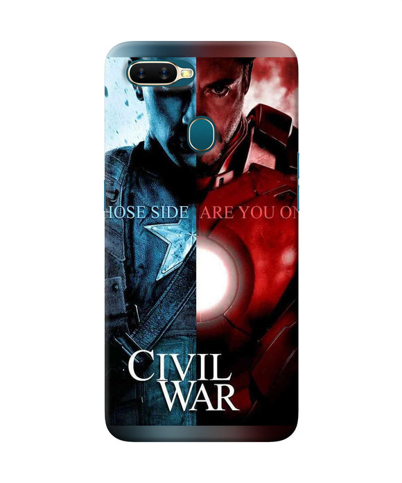 Civil War Oppo A7 / A5s / A12 Back Cover