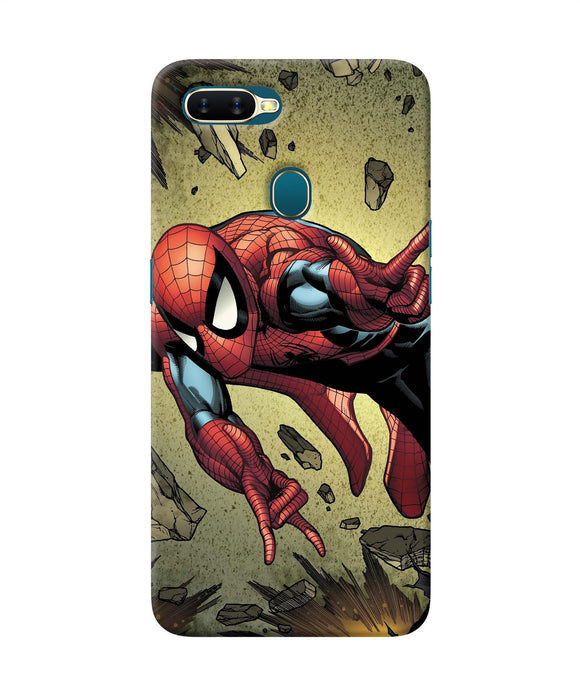Spiderman On Sky Oppo A7 / A5s / A12 Back Cover