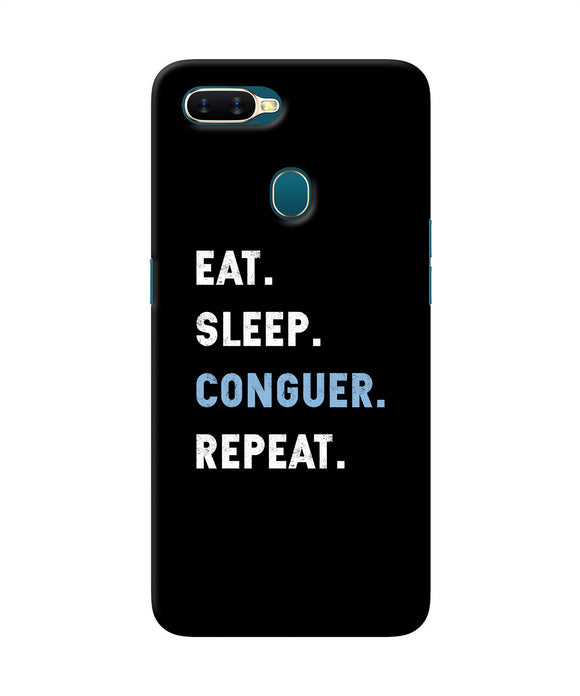 Eat Sleep Quote Oppo A7 / A5s / A12 Back Cover