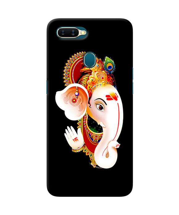 Lord Ganesh Face Oppo A7 / A5s / A12 Back Cover