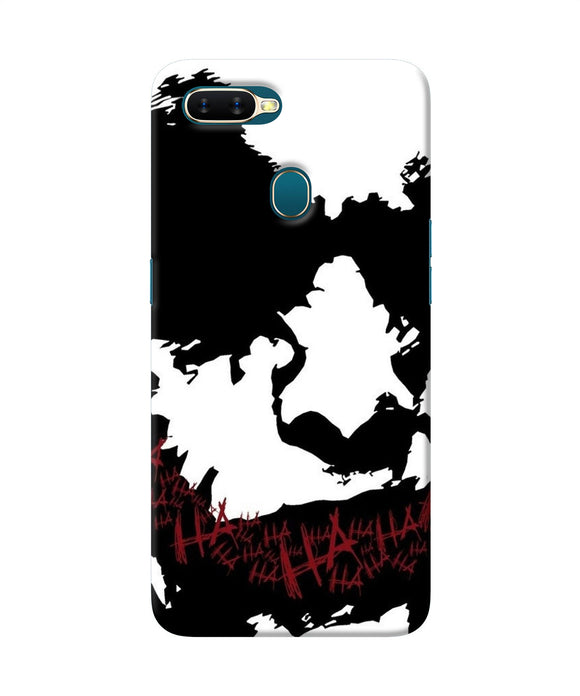 Black And White Joker Rugh Sketch Oppo A7 / A5s / A12 Back Cover