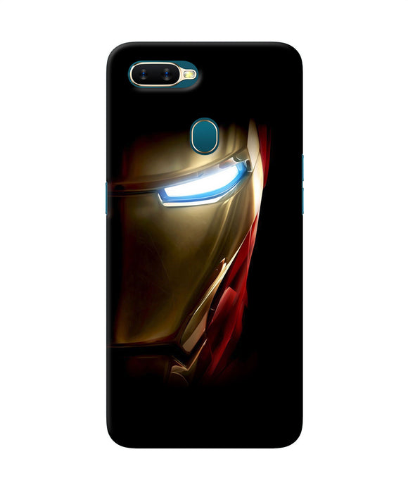 Ironman Half Face Oppo A7 / A5s / A12 Back Cover
