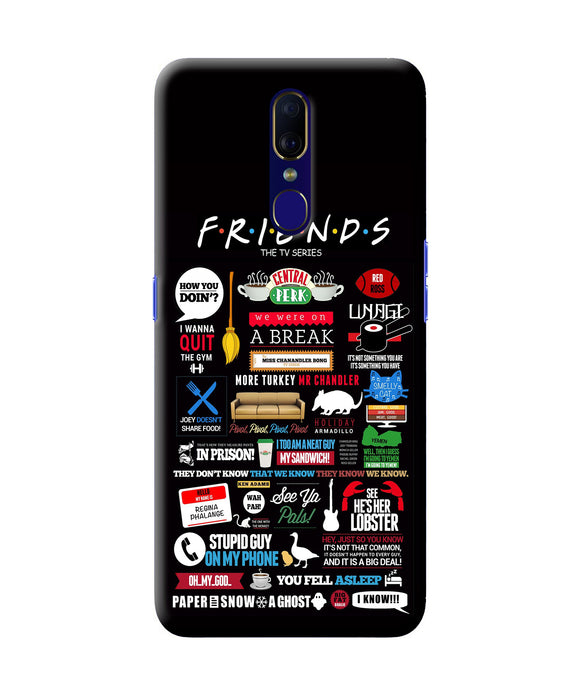 Friends Oppo F11 Back Cover