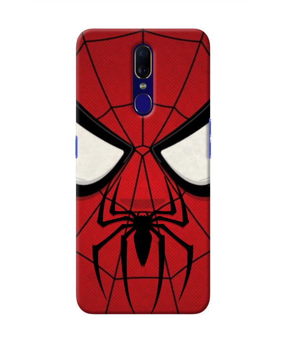 Spiderman Face Oppo F11 Real 4D Back Cover