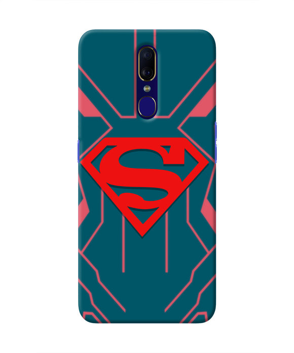 Superman Techno Oppo F11 Real 4D Back Cover