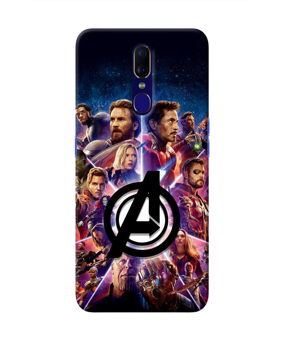 Avengers Superheroes Oppo F11 Real 4D Back Cover