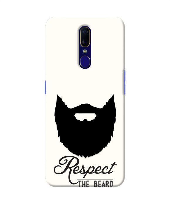 Respect the Beard Oppo F11 Real 4D Back Cover