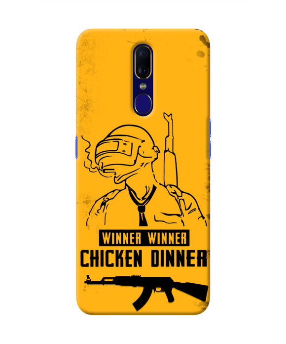 PUBG Chicken Dinner Oppo F11 Real 4D Back Cover