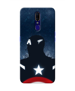 Captain america Shield Oppo F11 Real 4D Back Cover