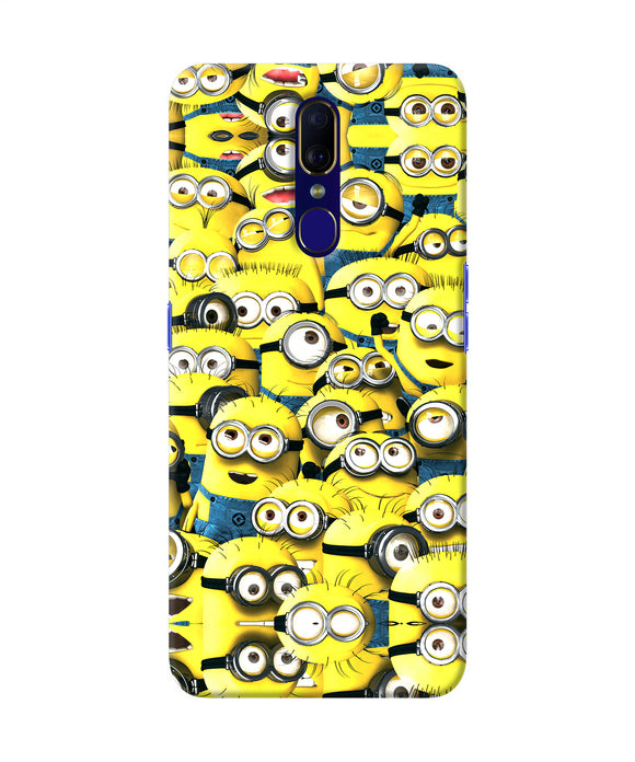 Minions Mini Crowd Oppo F11 Back Cover