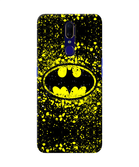 Batman Last Knight Print Yellow Oppo F11 Back Cover