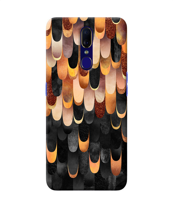 Abstract Wooden Rug Oppo F11 Back Cover