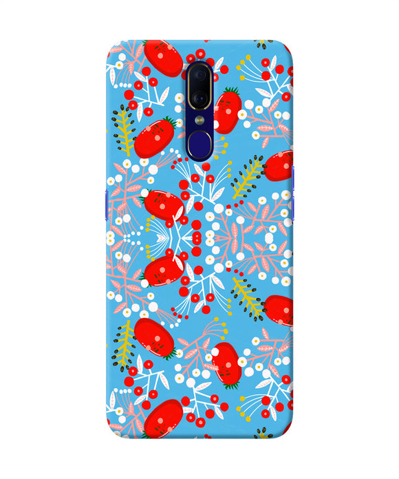 Small Red Animation Pattern Oppo F11 Back Cover