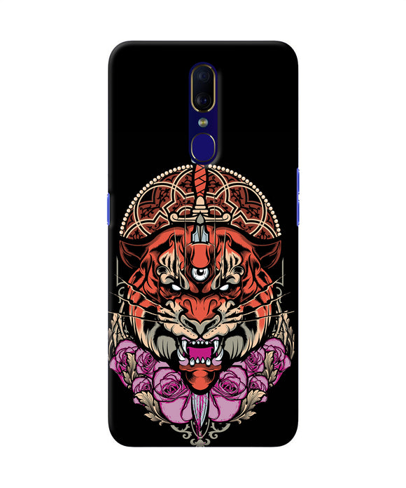 Abstract Tiger Oppo F11 Back Cover