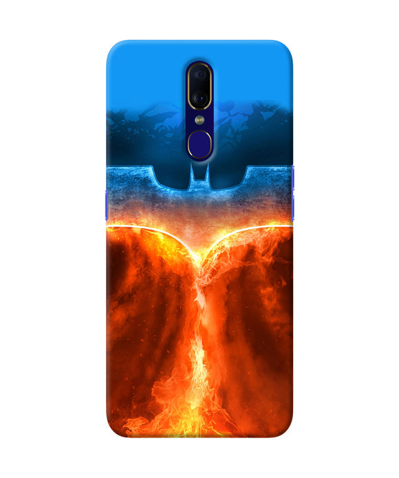 Burning Batman Logo Oppo F11 Back Cover