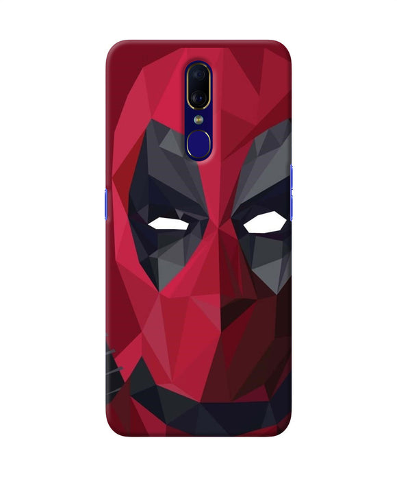 Abstract Deadpool Mask Oppo F11 Back Cover
