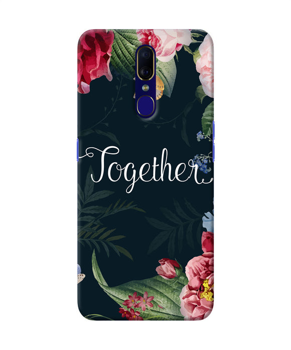 Together Flower Oppo F11 Back Cover