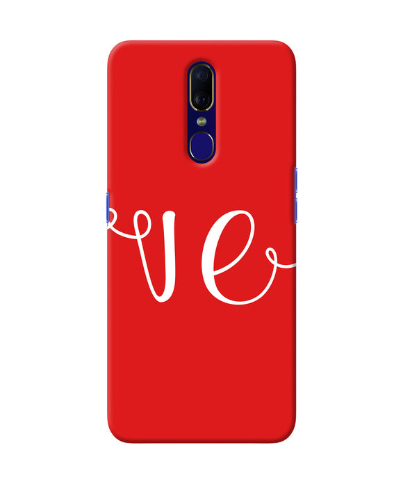 Love Two Oppo F11 Back Cover