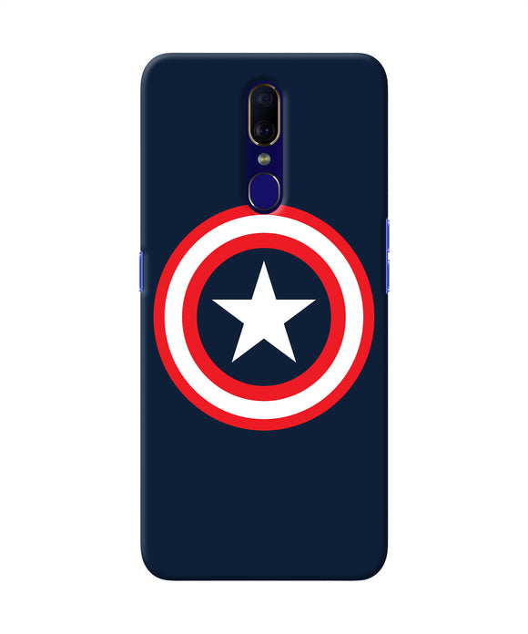 Captain America Logo Oppo F11 Back Cover