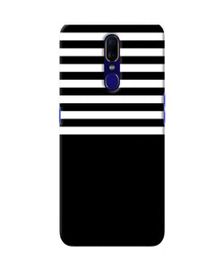 Black And White Print Oppo F11 Back Cover