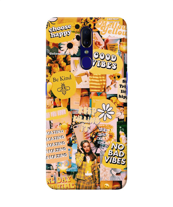 Good Vibes Poster Oppo F11 Back Cover