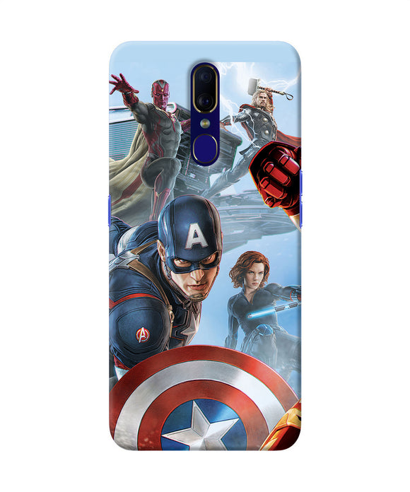 Avengers On The Sky Oppo F11 Back Cover