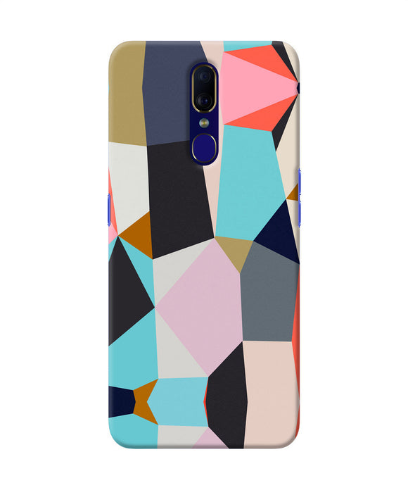 Abstract Colorful Shapes Oppo F11 Back Cover